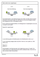 Vorschau - Arbeitsblätter - Einführung lineare Ungleichungen mit einer Variablen - Seite 1