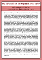Vorschau - Text - Vorlesegeschichte; Was wäre, wenn ich ein Mitglied im Zirkus wäre? - Seite 2