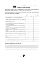 Vorschau - Arbeitsblätter - Selbsteinschätzung / Diagnose Sprechkompetenz - Deckblatt