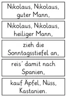 Vorschau - Poster - Nikolausgedicht erarbeiten Klasse 1-4 TAFELMATERIAL - Seite 3