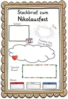 Vorschau - Arbeitsblätter - Nikolaus Grundschule / Nikolaustag Kirchenjahr Steckbrief - Seite 2