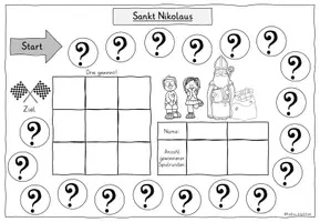 Vorschau - Spiele - Heiliger Nikolaus Ethik Religion Klasse 3-6 WÜRFELSPIEL - Seite 3