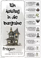 Vorschau - Arbeitsblätter - Gruselgeschichten: Texte und Lese-Aufgaben - Seite 2