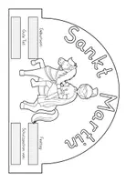 Vorschau - Mal- und Bastelvorlagen - Sankt Martin Bastelvorlage Krone / Martinstag - Seite 3