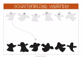 Vorschau - Anderer Materialtyp - Halloween – Schattenbilder (in s/w als Heftchen oder in Farbe) - Seite 1