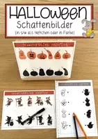 Vorschau - Anderer Materialtyp - Halloween – Schattenbilder (in s/w als Heftchen oder in Farbe) - Deckblatt