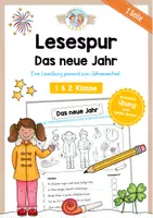 Vorschau - Arbeitsblätter - Lesespur zu Silvester (Neujahr) - Deckblatt
