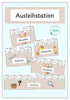 Vorschau - Mal- und Bastelvorlagen - Schilder für Ausleihstation Moppe - Deckblatt