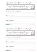 Vorschau - Arbeitsblätter - Mini-Heft: Lesetexte zum neuen Jahr (1. & 2. Klasse) - Seite 3