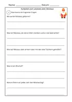 Vorschau - Arbeitsblätter - Arbeitsblatt: Die Geschichte vom Nikolaus – Lesen und Verstehen 🎅📚 - Seite 2