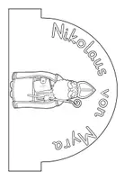 Vorschau - Mal- und Bastelvorlagen - Heiliger Nikolaus Bastelvorlage Krone / Nikolaustag - Seite 1