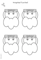 Vorschau - Mal- und Bastelvorlagen - Nikolaus aus Tonpapier basteln / Grundschule Kunst Religion - Seite 3