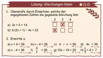 Vorschau - Präsentationen/Tafelbilder - Sammlung täglicher Übungen: Gleichungen - Seite 2