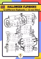 anteprima - Materiale di supporto/inclusione - 12 flipbooks + 12 flipbooks in bianco (non compilati) - Pagina di copertina