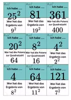 Vorschau - Spiele - Ich habe, Wer hat? Potenzrechnung - Seite 1