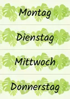 Vorschau - Mal- und Bastelvorlagen - Stundenplan für den Klassenraum - Seite 2