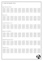 Vorschau - Arbeitsblätter - Blindenschrift / Brailleschrift Übungsblätter - Seite 3
