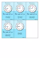 Vorschau - Spiele - Lesespiel „Ich habe… wer hat…“ - Uhr - Dreiviertel Stunde - Spiel 3 „9:45“ - Seite 3
