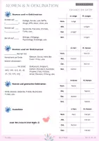 Vorschau - Arbeitsblätter - GR Nomen n-Deklination Theorie & Übungen PDF mit Lösung - Seite 1