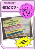 Vorschau - Merkblätter - Present perfect flipbook - Deckblatt