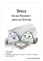 Vorschau - Stationenlernen - Sch - Spiele und Interaktives für die Freiarbeit und Stationen - Seite 2