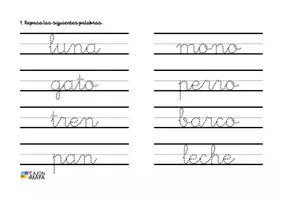 Vista previa - Hojas de trabajo - Cuadernillo de actividades (lectoescritura II) - página 3