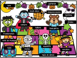 Aperçu - Apprentissages en autonomie - Qui suis-je? Soirée dansante Halloween - Page 1