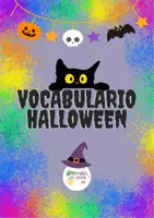 Vista previa - Tarjetas / Manipulativos - VOCABULARIO HALLOWEEN MAYÚSCULA Y MINÚSCULA - página 1