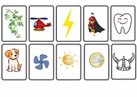 anteprima - Materiale di supporto/inclusione - flashcard giochi metafonologici cl.prima - Pagina 2