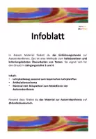 Vorschau - Stundenentwürfe - Texte verfassen: Autorenkonferenz - Einführungsstunde - Seite 1
