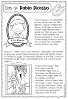 Vorschau - Arbeitsblätter - Infotext: Der Künstler Pablo Picasso - Seite 2