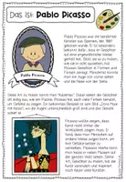 Vorschau - Arbeitsblätter - Infotext: Der Künstler Pablo Picasso - Seite 3