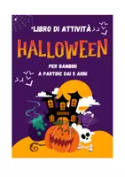 anteprima - Esercizi - Anteprima Libro - Libro di attività di Halloween - Pagina di copertina
