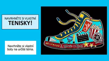 Náhled - umění - krok za krokem: Navrhněte si vlastní tenisky! (včetně 2 šablon) - boční 1