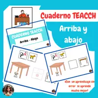 Vista previa - Refuerzo / NEE / Materiales de apoyo - Cuaderno TEACCH: ARRIBA Y ABAJO - Portada