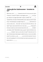 Vorschau - Arbeitsblätter - Rückendiktat Fatima gibt ihre Telefonnummer, A1/A2 - Seite 3