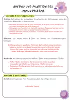 Vorschau - Stundenentwürfe - Bestandteile des Immunsystems | Unterrichtsreihe "Immunsystem", inkl. Verlaufsplan | Biologie, 7./8. Klasse | - Seite 1