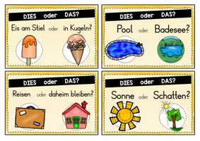 Vorschau - Spiele - Dies oder das - Sommer (Entweder - oder) - Seite 1