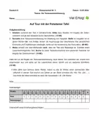 Vorschau - Klassenarbeiten - Klassenarbeit zum Thema "Textzusammenfassung einer Reportage" inkl. Erwartungshorizont - Seite 1