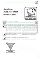 Vorschau - Stundenentwürfe - Verfassungsviertelstunde: Hilft der Sozialstaat immer? - Deckblatt