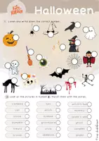 Vorschau - Arbeitsblätter - Hörverstehensübung Halloween - Seite 2
