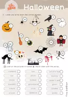 Vorschau - Arbeitsblätter - Hörverstehensübung Halloween - Seite 3