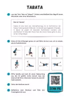 Vorschau - Arbeitsblätter - Fitness ⎮ Tabata Workout für die Beine (3 Arbeitsblätter, 8 Stationskarten und Trainingsbericht) - Seite 2