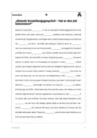Vorschau - Arbeitsblätter - Rückendiktat Ahmeds Vorstellungsgespräch, B1/B2 - Seite 2