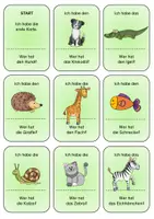 Vorschau - Spiele - Lesespiel Tiere - Ich habe ... Wer hat? - Seite 1