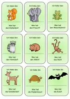 Vorschau - Spiele - Lesespiel Tiere - Ich habe ... Wer hat? - Seite 2