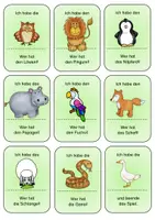 Vorschau - Spiele - Lesespiel Tiere - Ich habe ... Wer hat? - Seite 3