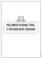 Vorschau - Arbeitsblätter - Halloween Lesespurgeschichte 4-fach differenziert (Englisch) - Seite 1