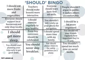 Vista previa - Juegos / Gamificación - Modals Bingo (can, could, should) - Fun ESL Classroom Game - página 3