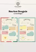 Vorschau - Arbeitsblätter - Starkes Zeugnis / Wahres Zeugnis (2 Designs) - Deckblatt